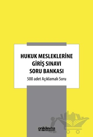 Hukuk Mesleklerine Giriş Sınavı Soru Bankası – Kolektif – On İki Levha Yayınları kitap kapağı