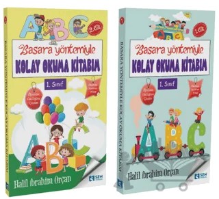 Basara Yöntemiyle Kolay Okuma Kitabım 1-2 Cilt Set – Halil İbrahim Orçan – Sen Yayınları kitap kapağı