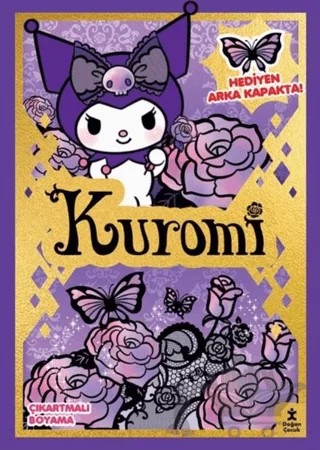 Kuromi - Parti Zamanı Çıkartmalı Boyama Kitabı – Kolektif – Doğan Çocuk kitap kapağı