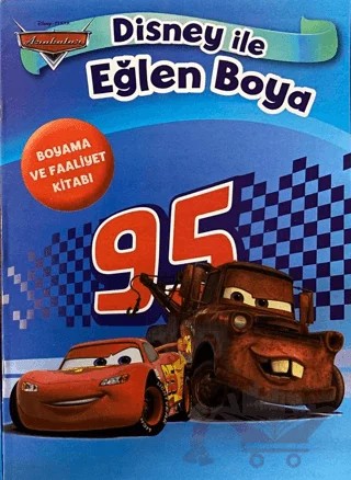 Arabalar Disney İle Eğlen Boya – Kolektif – Doğan Egmont Yayıncılık kitap kapağı