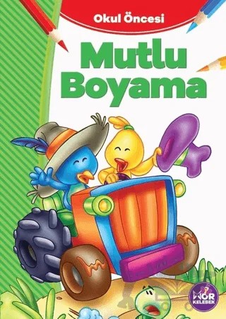 Mutlu Boyama – Kolektif – Mor Kelebek kitap kapağı