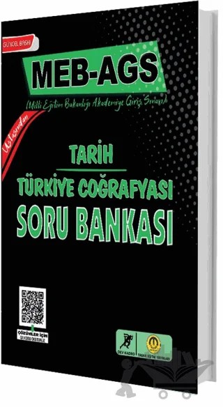 MEB-AGS Tarih - Türkiye Coğrafyası Soru Bankası – Kolektif – Tasarı Eğitim Yayınları kitap kapağı