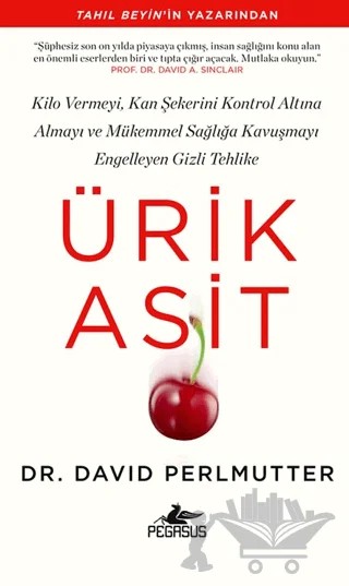 Ürik Asit – David Perlmutter – Pegasus Yayınları kitap kapağı