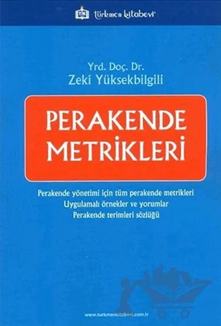 Perakende Metrikleri – Zeki Yüksekbilgili – Türkmen Kitabevi kitap kapağı
