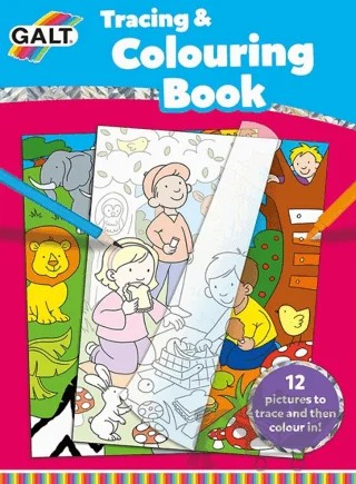 Tracing and Colouring Book – Kolektif – Galt kitap kapağı