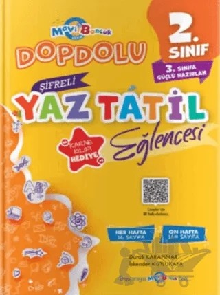 2. Sınıf Şifreli Yaz Tatili Eğlencesi – Kolektif – Mavi Boncuk Akademi kitap kapağı