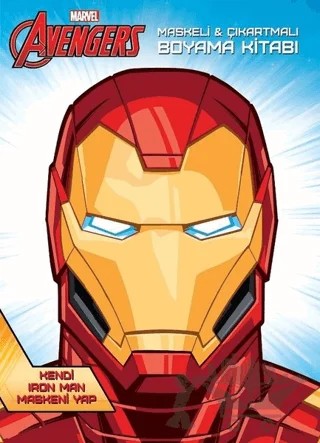 Marvel Avengers Maskeli ve Çıkartmalı Boyama Kitabı – Kolektif – Beta Kids kitap kapağı