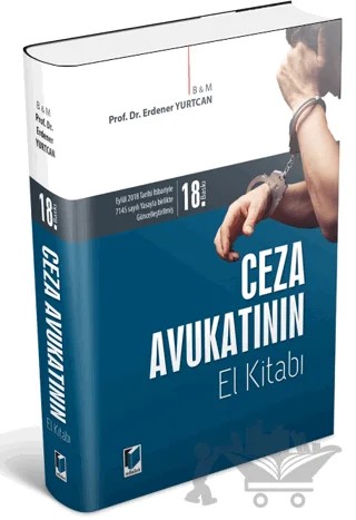 Ceza Avukatının El Kitabı – Erdener Yurtcan – Adalet Yayınevi kitap kapağı