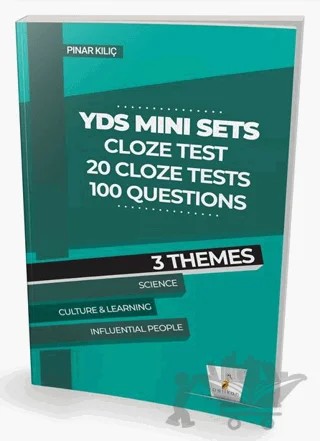 YDS İngilizce Mini Sets Cloze Test – Pınar Kılıç – Pelikan Tıp Teknik Yayıncılık kitap kapağı