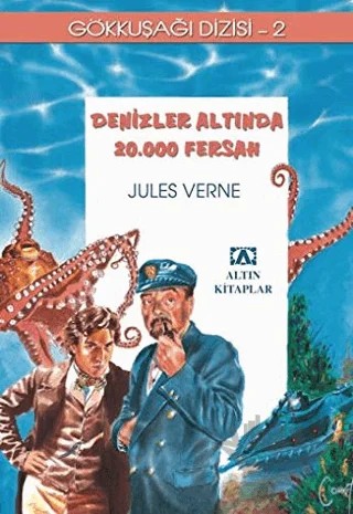 Deniz Altında 20 Bin Fersah – Jules Verne – Altın Kitaplar kitap kapağı