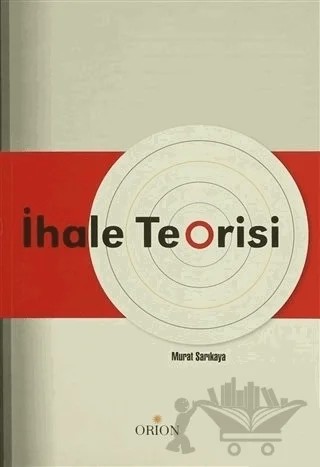 İhale Teorisi – Murat Sarıkaya – Orion Kitabevi kitap kapağı