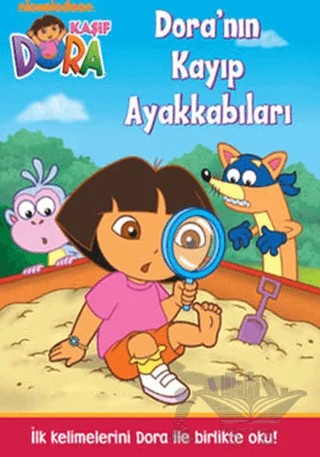 Kaşif Dora - Dora’nın Kayıp Ayakkabıları – Christine Ricci – Doğan Egmont Yayıncılık kitap kapağı