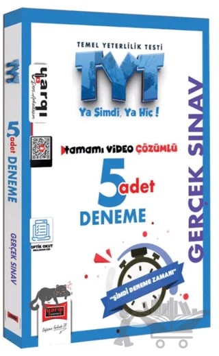 TYT Tamamı Video Çözümlü 5 Deneme Sınavı – Kolektif – Yargı Yayınevi kitap kapağı