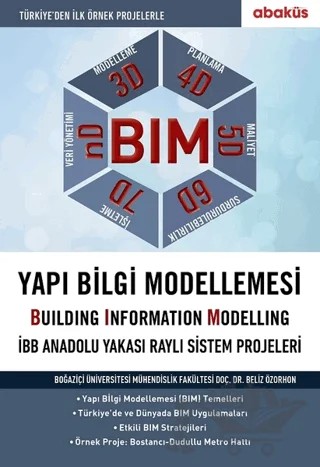 BIM - Yapı Bilgi Modellemesi – Beliz Özorhon – Abaküs Kitap kitap kapağı