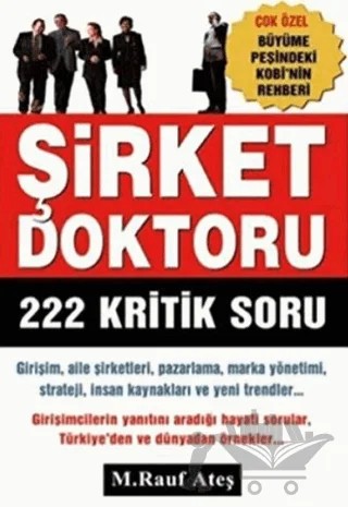 Şirket Doktoru 222 Kritik Soru – M. Rauf Ateş – Hayat Yayınları kitap kapağı