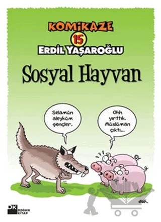 Komikaze 15 Sosyal Hayvan – Erdil Yaşaroğlu – Doğan Kitap kitap kapağı