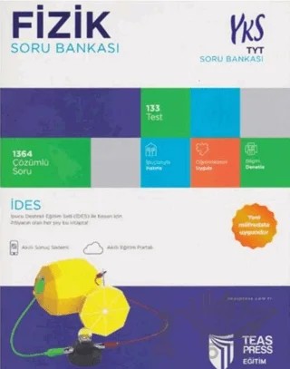 TYT Fizik Soru Bankası – Kolektif – Teas Press kitap kapağı