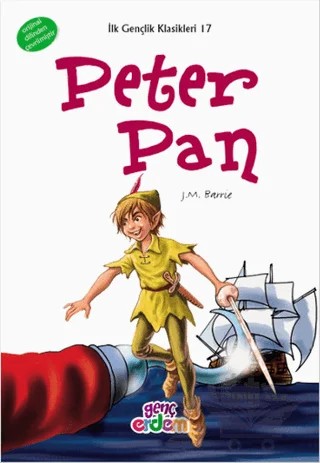 Peter Pan – James Matthew Barrie – Erdem Çocuk kitap kapağı