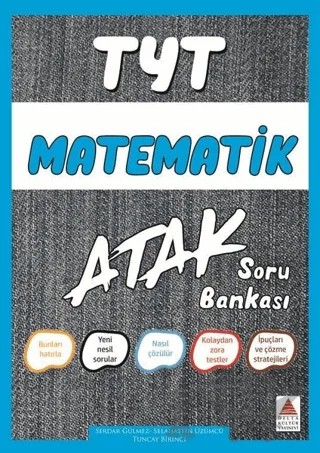 TYT Matematik Atak Soru Bankası – Selahattin Üzümcü, Serdar Gülmez, Tuncay Birinci – Delta Kültür Yayınevi kitap kapağı