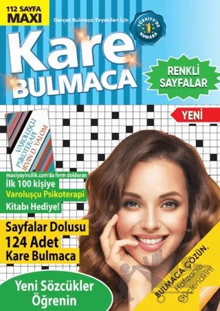 Maxi Kare Bulmaca 19 – Bertan Kodamanoğlu – Maxi Yayıncılık kitap kapağı