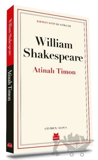 William Shakespeare – Atinalı Timon – Kırmızı Kedi Yayınevi kitap kapağı