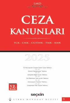 Libra Mevzuat DizisiCeza Kanunları (TCK – CMK – CGTİHK – TMK – KMK) / LMD–9 – Mutlu Dinç, Çilem Bahadır – Seçkin Yayıncılık kitap kapağı