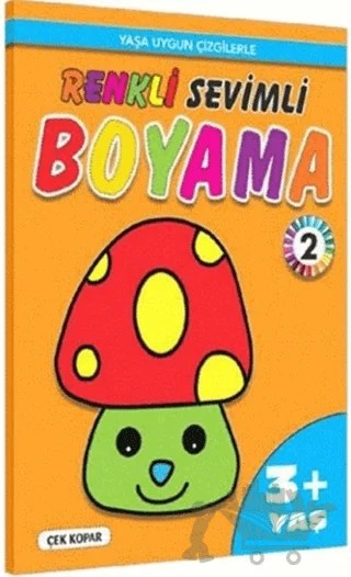 Renkli Sevimli Boyama 2 3+ Yaş – Kolektif – Pinokyo Yayınları kitap kapağı