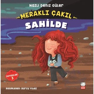 Meraklı Çakıl Sahilde – Nazlı Deniz Güler – Kırmızı Kedi Çocuk kitap kapağı