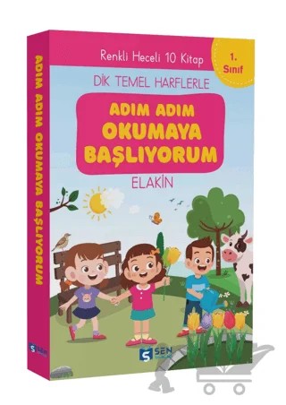 Adım Adım Okumaya Başlıyorum İlk Okuma Kitapları – Kolektif – Sen Yayınları kitap kapağı