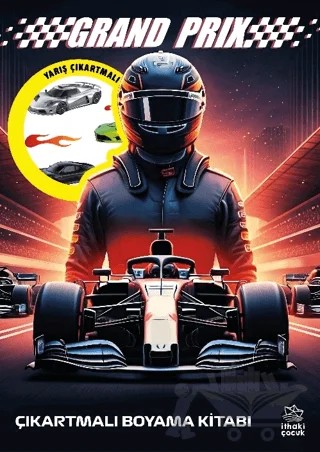 Grand Prix Çıkartmalı Boyama Kitabı – Kolektif – İthaki Çocuk Yayınları kitap kapağı