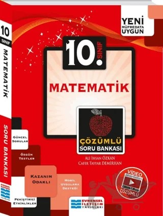 10. Sınıf Matematik Video Çözümlü Soru Bankası – Kolektif – Evrensel İletişim Yayınları kitap kapağı