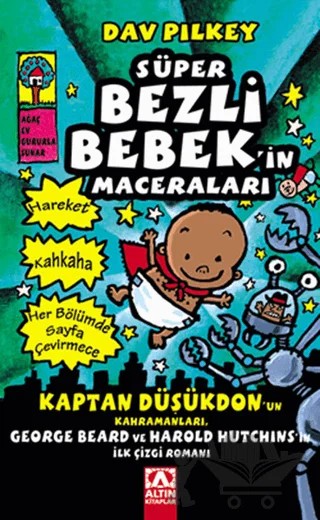 Süper Bezli Bebek’in Maceraları – Dav Pilkey – Altın Kitaplar kitap kapağı