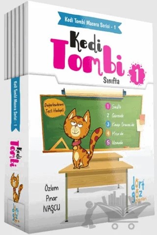 Kedi Tombi Macera Serisi 1 - 5 Kitap Takım – Özlem Pınar Ivaşçu – Dörtgöz Yayınları kitap kapağı