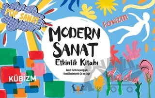 Modern Sanat Etkinlik Kitabı – Sally Morgan, Sophie Schrey, Lucienne O’mara – Hayalperest Çocuk kitap kapağı