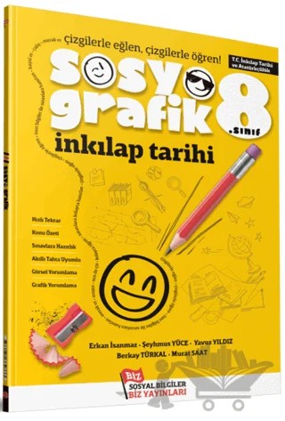 8. Sınıf LGS İnkılap Tarihi Sosyografik Çizgilerle Öğrenme – Kolektif – Biz Yayınları kitap kapağı