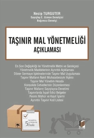 Taşınır Mal Yönetmeliği Açıklaması – Necip Turguter – Adalet Yayınevi kitap kapağı