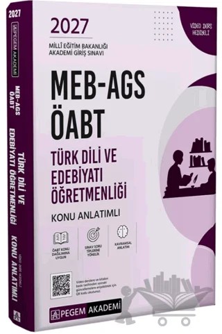2027 MEB-AGS ÖABT Türk Dili ve Edebiyatı Öğretmenliği Konu Anlatımlı – Kolektif – Pegem Akademi Yayıncılık kitap kapağı