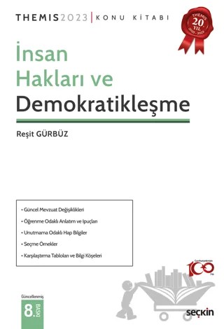 THEMIS - İnsan Hakları ve Demokratikleşme – Reşit Gürbüz – Seçkin Yayıncılık kitap kapağı