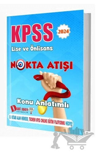 Kpss Lise Ve Ön Lisansnokta Atışı Konu – Kollektif – Dahi Adam Yayıncılık kitap kapağı