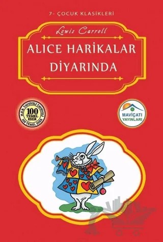 Alice Harikalar Diyarında – Lewis Carroll – Maviçatı Yayınları kitap kapağı