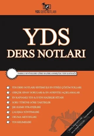 YDS Ders Notları – Özgür Kartal – Sokak Kitapları Yayınları kitap kapağı