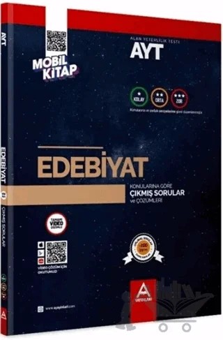 AYT Edebiyat Konularına ve Zorluk Derecelerine Göre Çıkmış Soru ve Çözümleri – Kolektif – A Yayınları kitap kapağı