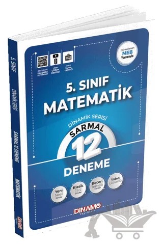 5. Sınıf Matematik 12 Li Sarmal Deneme – Kolektif – Dinamo Yayınları kitap kapağı