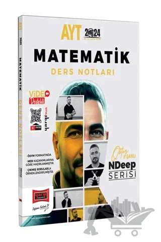 2024 NDeep Serisi AYT Matematik Video Ders Notları – Oktay Şanlı – Yargı Yayınevi kitap kapağı