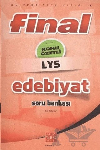 LYS Konu Özetli Edebiyat Soru Bankası – Elif Bahçivan – Final Yayınları kitap kapağı