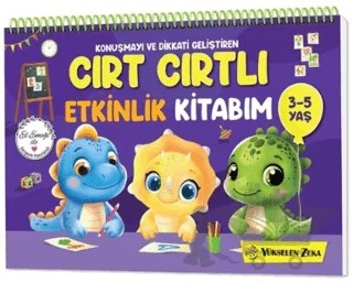 Konuşma ve Dikkati Geliştiren Cırt Cırtlı Etkinlik Kitabım (3-5 Yaş) – Kolektif – Yükselen Zeka Yayınları kitap kapağı
