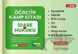 Öğretir İdare Hukuku Kamp Kitabı – Murat Aksel – Öğretir Yayınları kitap kapağı