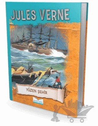 Yüzen Şehir – Jules Verne – Mavi Göl Yayınları kitap kapağı