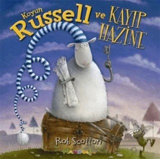 Koyun Russell ve Kayıp Hazine – Rob Scotton – Mandolin Yayınları kitap kapağı