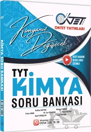 TYT Kimya Soru Bankası – Kolektif – Oktet Yayınları kitap kapağı